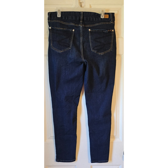 Seven7 Jeans Women’s Montreal Dark Wash Tummyless High Rise Skinny Sz 14 - Picture 2 of 15